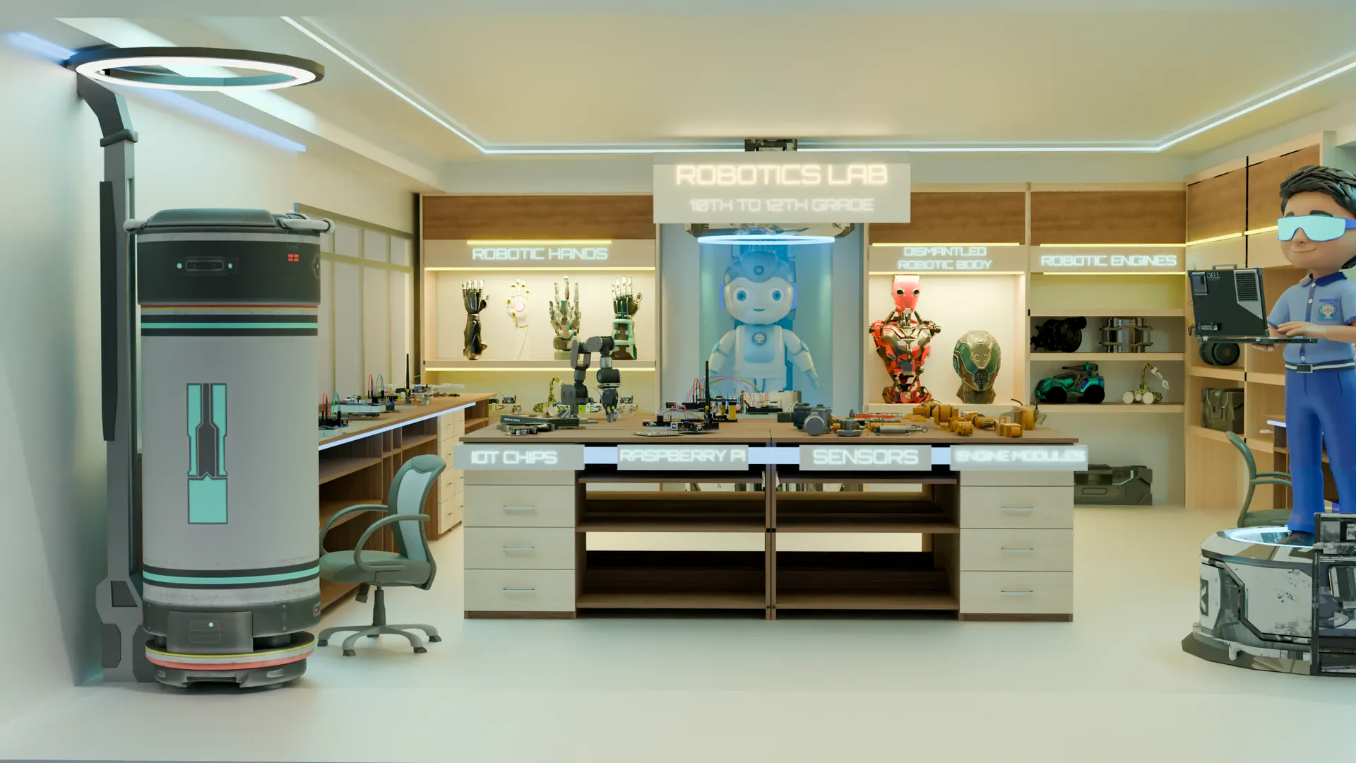 Robotics lab at Garima Vidhya Vihar