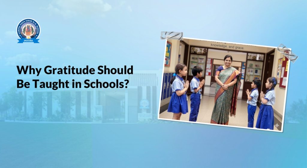 Gratitude in school, being thankful for student